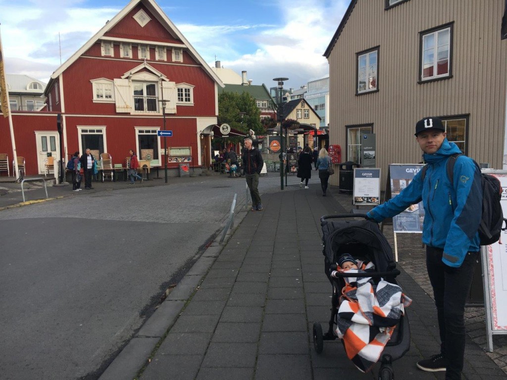 Bodde bara några minuter från centrum